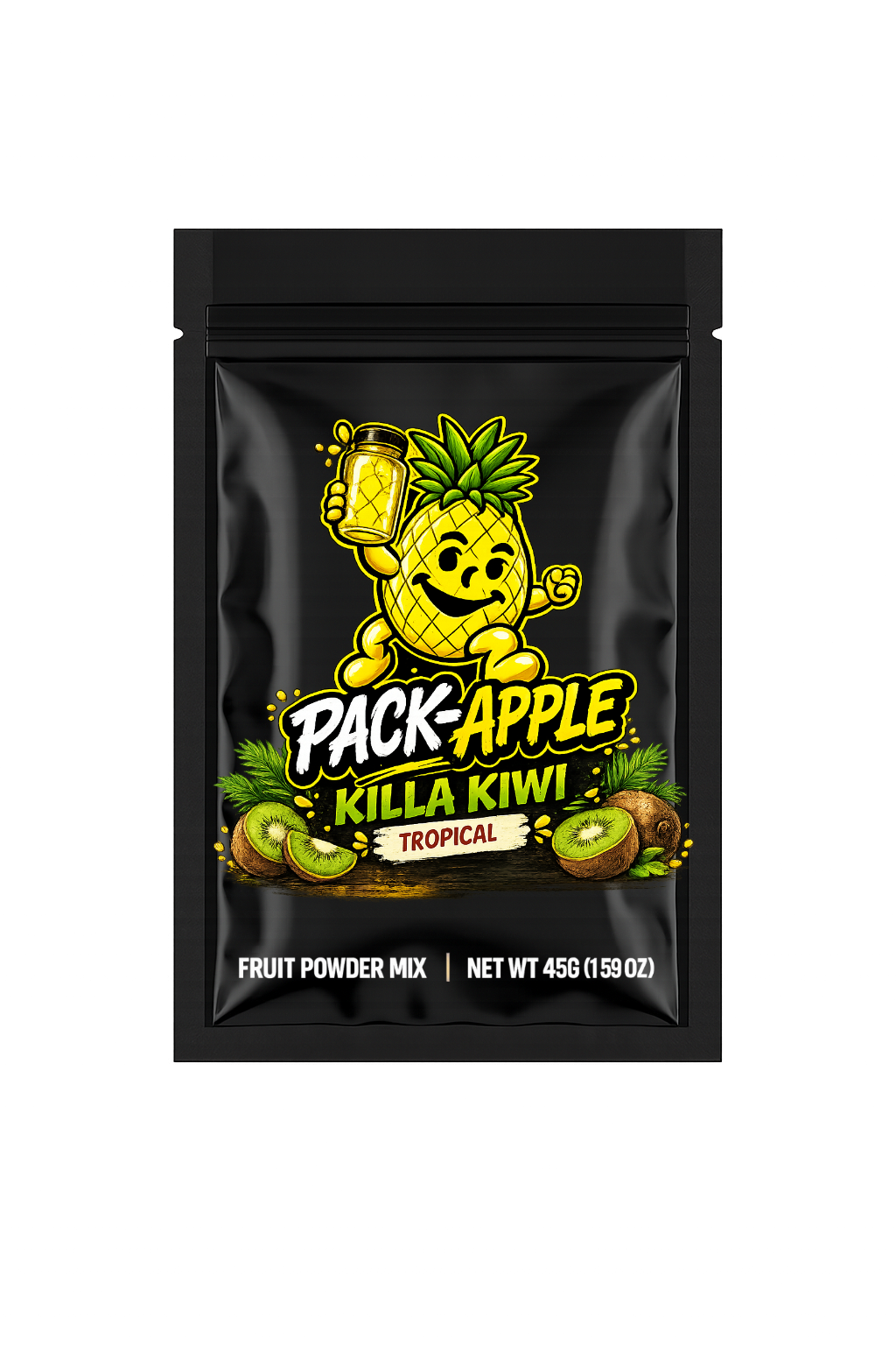 Pack-Apple Killa Kiwi fruit powder mix pack